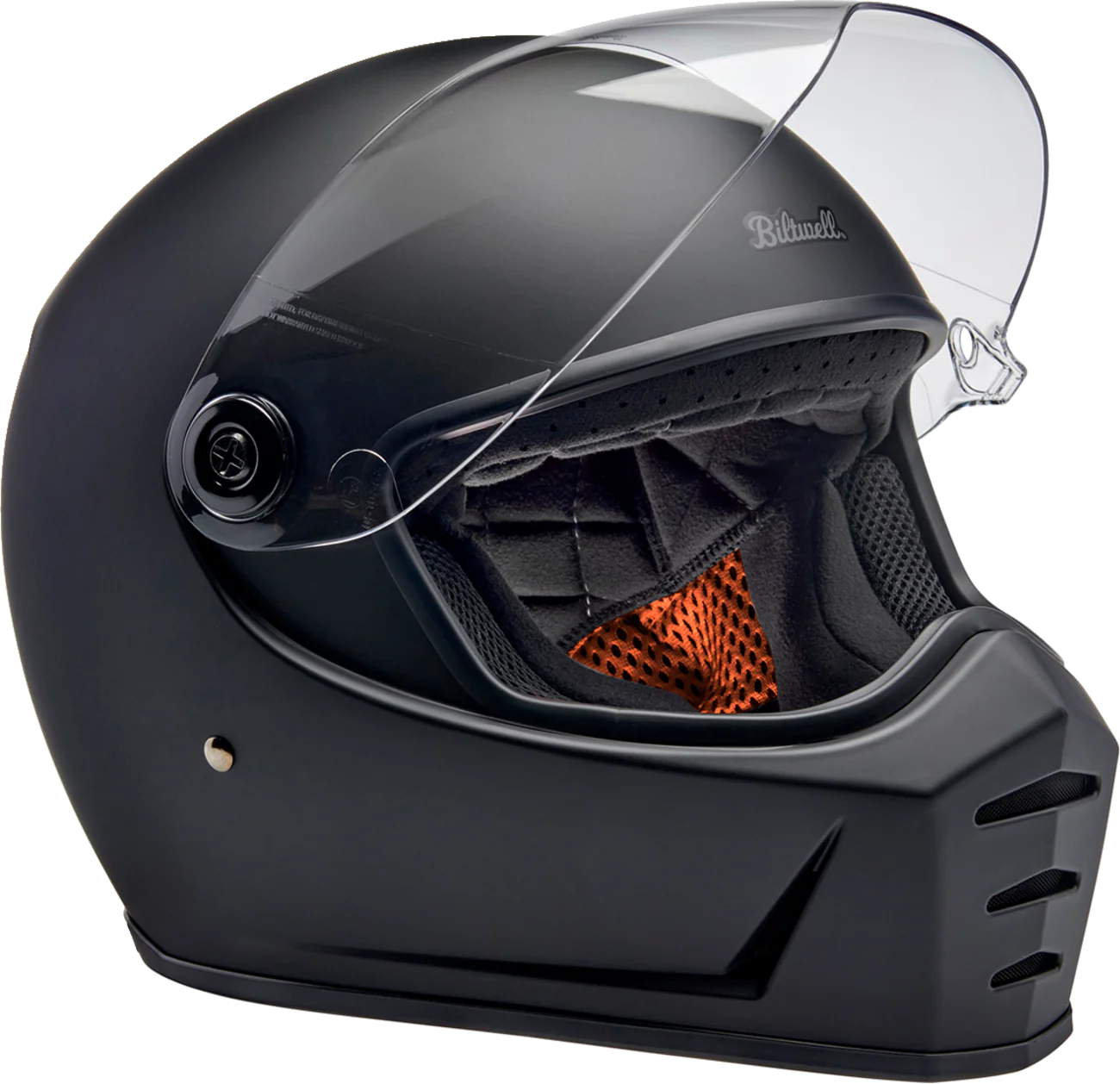 BILTWELL Lane Splitter Helmet Flat Blac Medium 1004-201-503 - Image 7