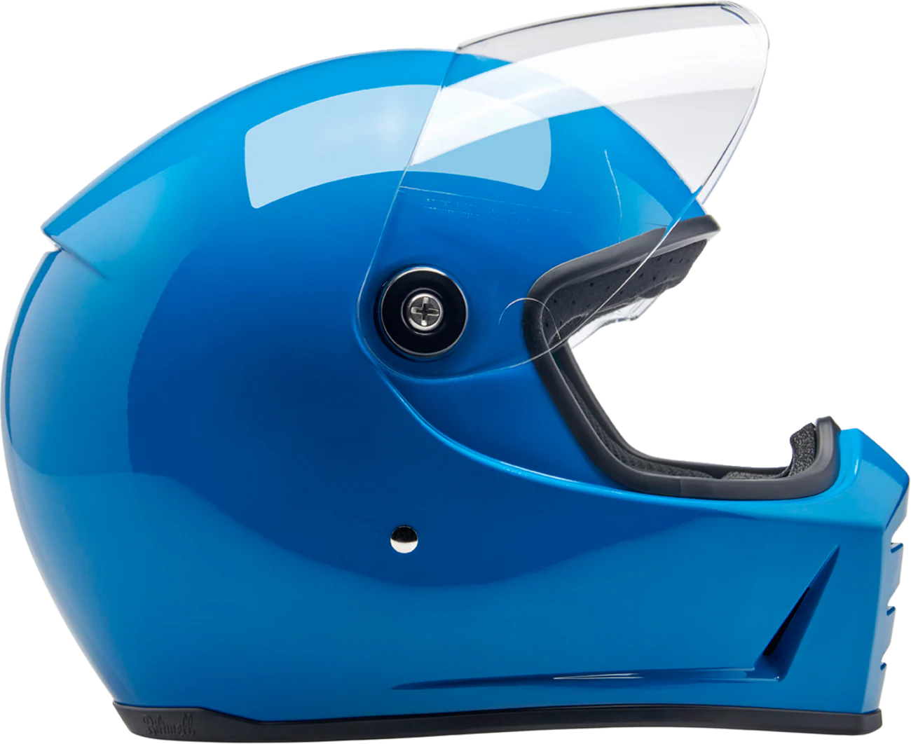 BILTWELL Lane Splitter Helmet - Gloss Tahoe Blue - Medium 1004-129-503 - Image 7