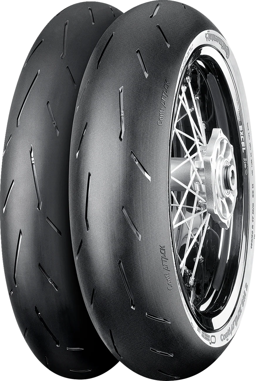 CONTINENTAL Tire - ContiAttack SM 2 - Rear - 160/60R17 - 69H 02447770000