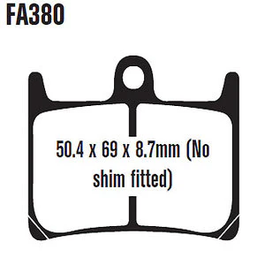 EBC FA380HH R6 - R1 Motorcycle Brake Pads