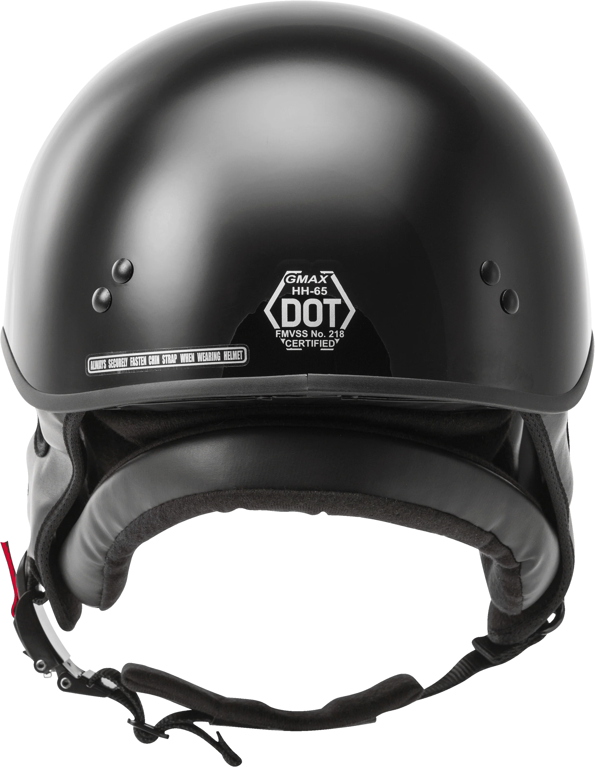 Hh 65 Half Helmet Naked Black - Image 3