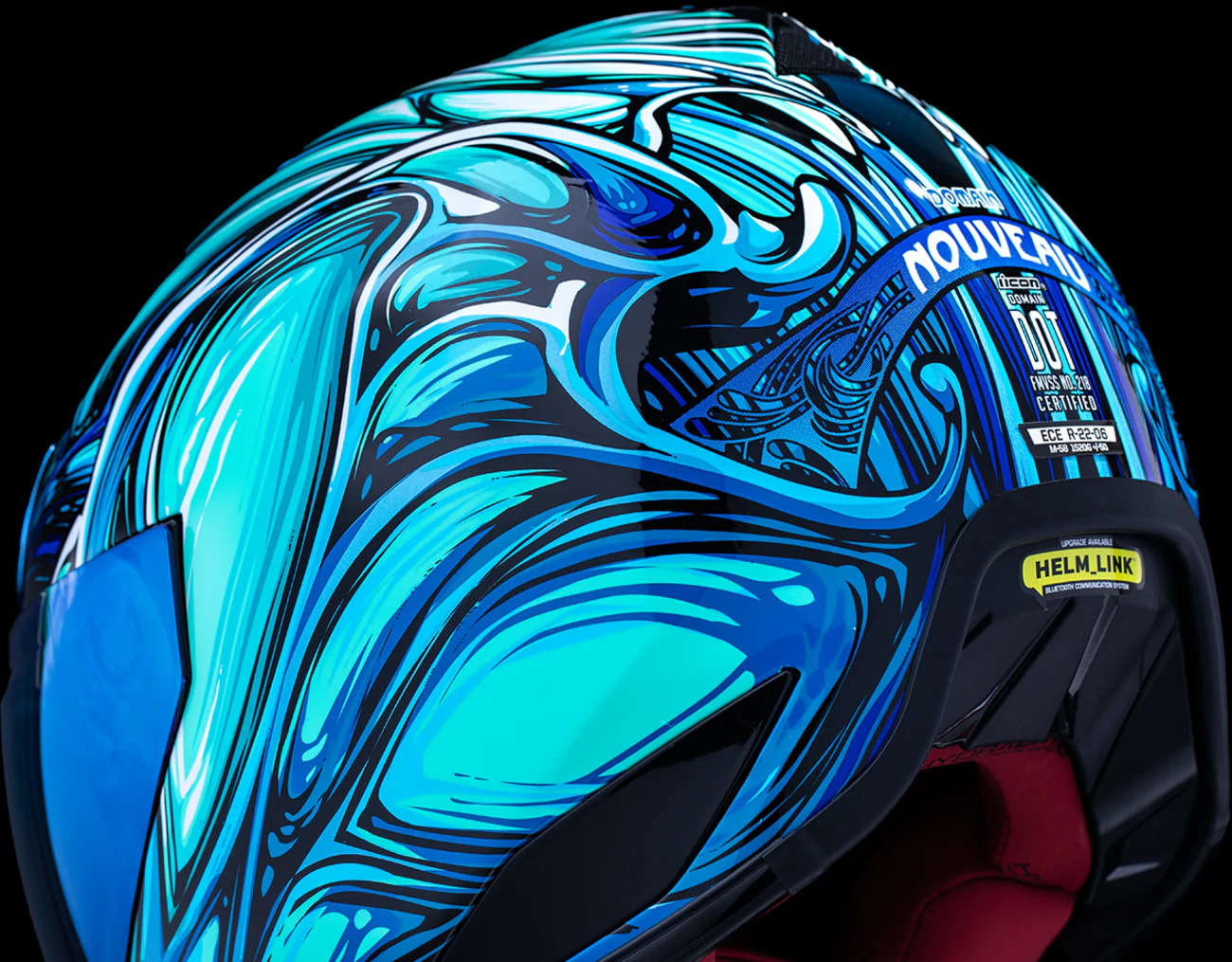 ICON Domain* Helmet - Nouveau - Blue - Image 7