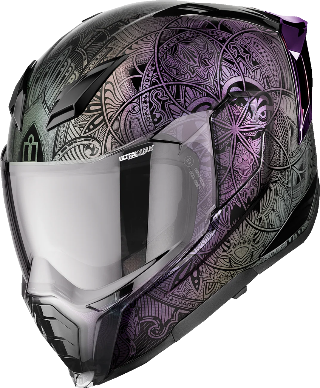 ICON Ultraflite* Helmet - Opal Mandala - MIPS? - Purple - Medium 0101-18618