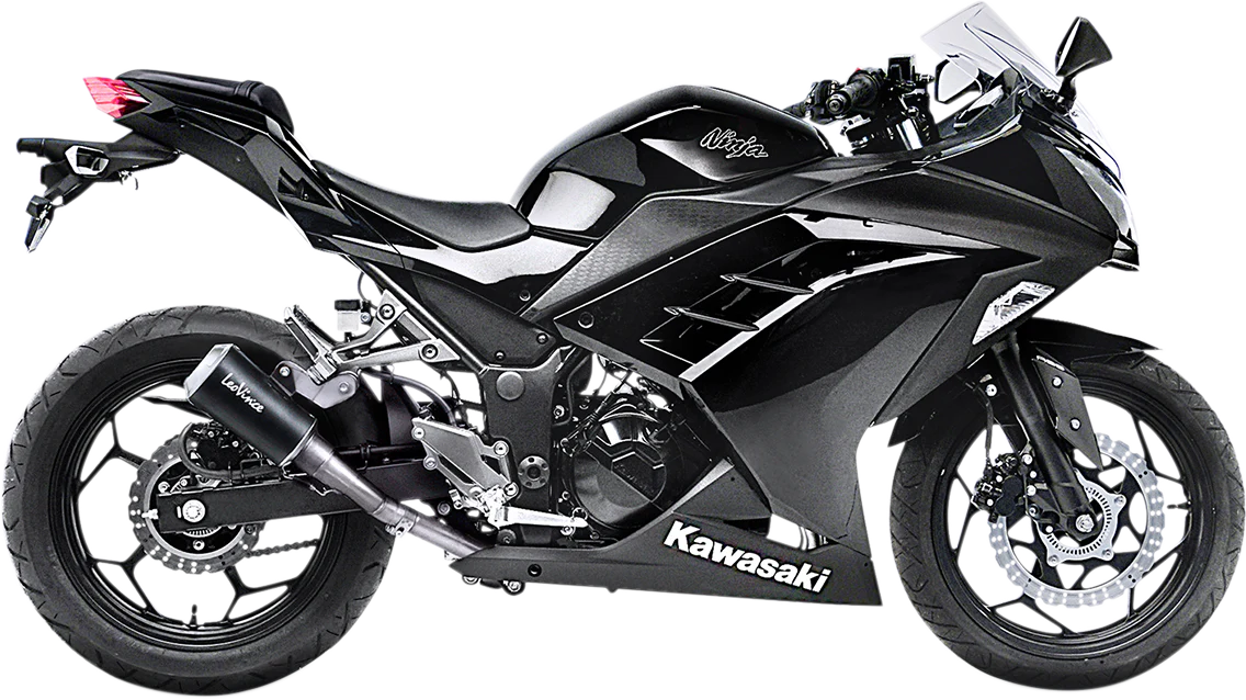 LEOVINCE LV-10 Black Edition Muffler - Ninja 300 15205BU
