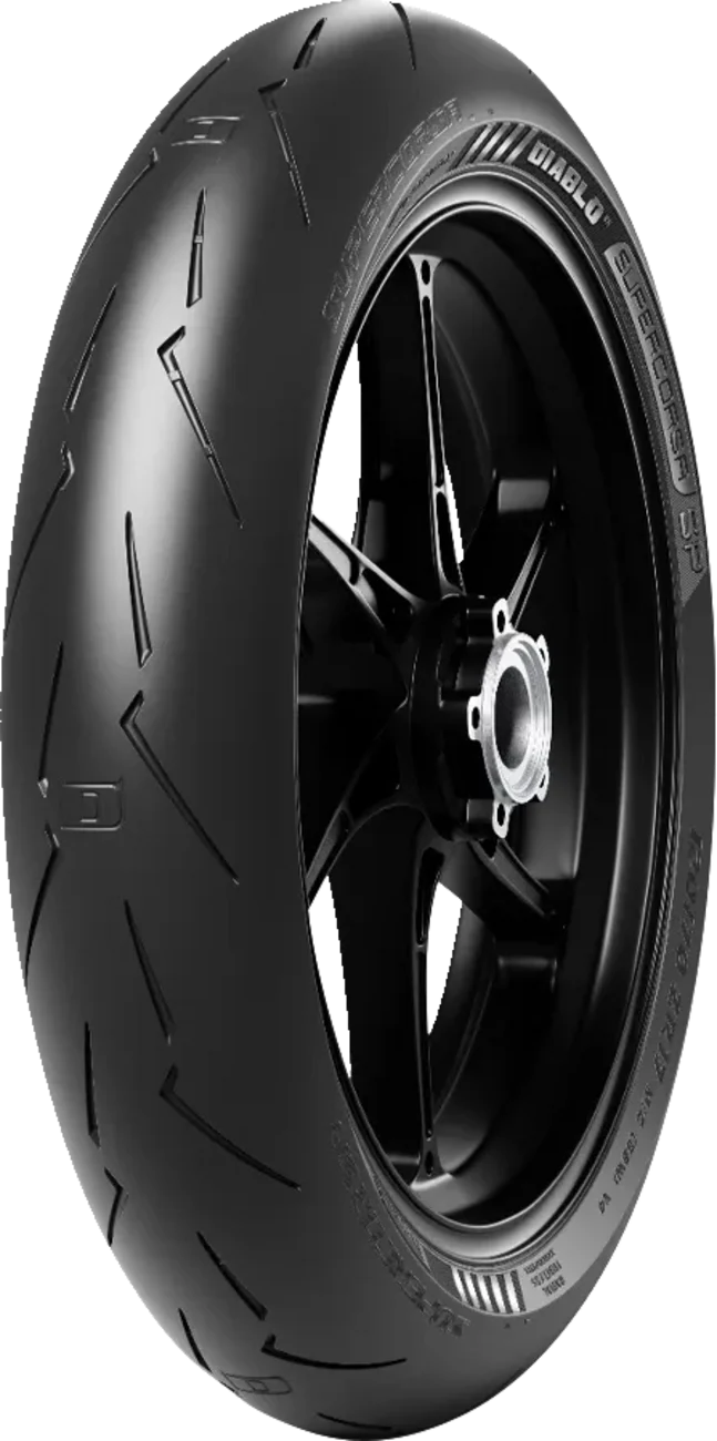 PIRELLI Tire - Diablo* Supercorsa SP-V4 - Front - 120/70ZR17 - (58W) 4122600