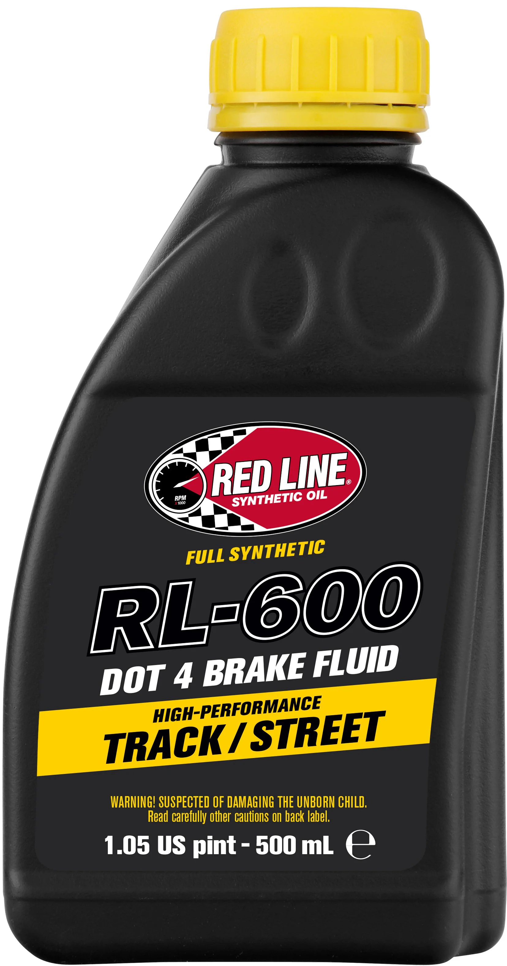 Red Line Rl 600 Dot 4 Syn Brake Fluid 500ml 6/Case