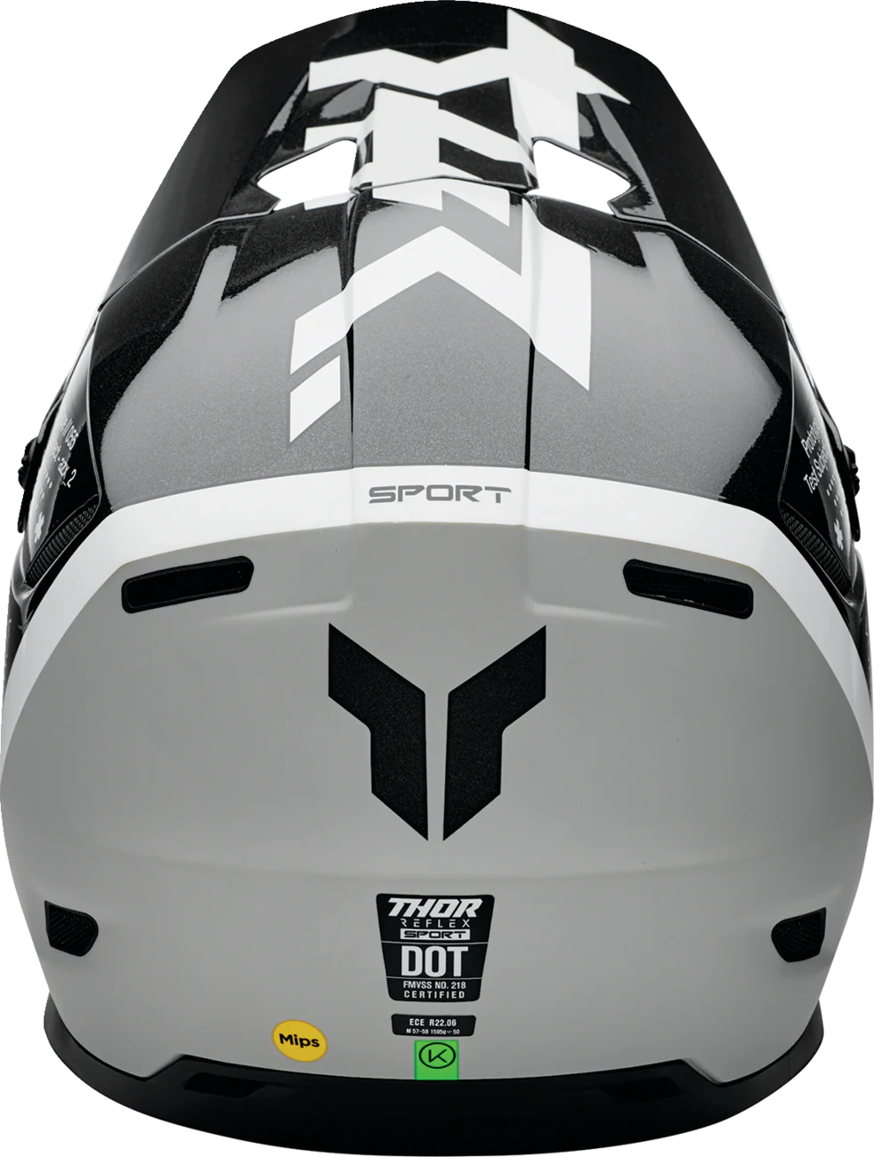 THOR Reflex Sport Helmet Riot MIPS Black/White - Image 3