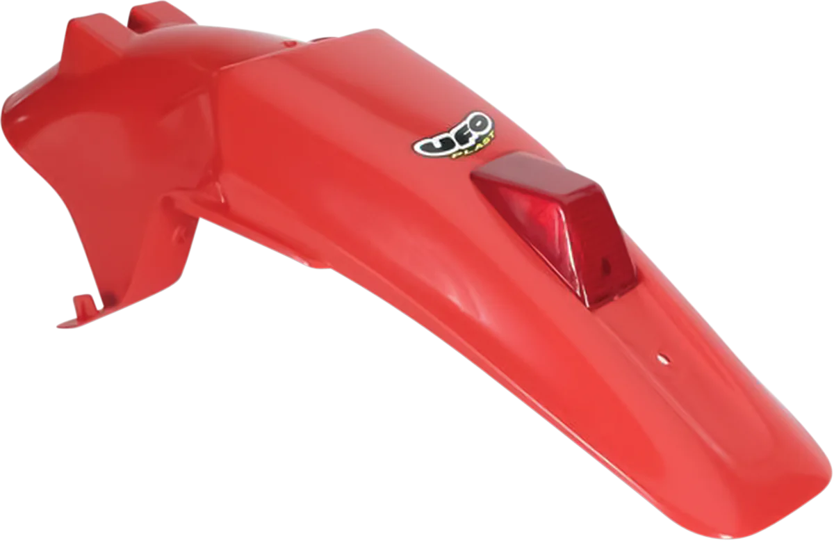 UFO Enduro Rear Fender with Lens - XR Red HO03678069
