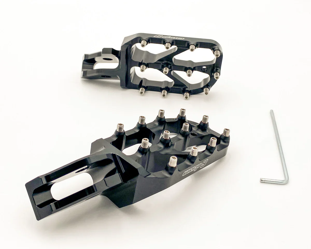 Warp9Racing Surron Ultra Bee Elite Foot Pegs Black