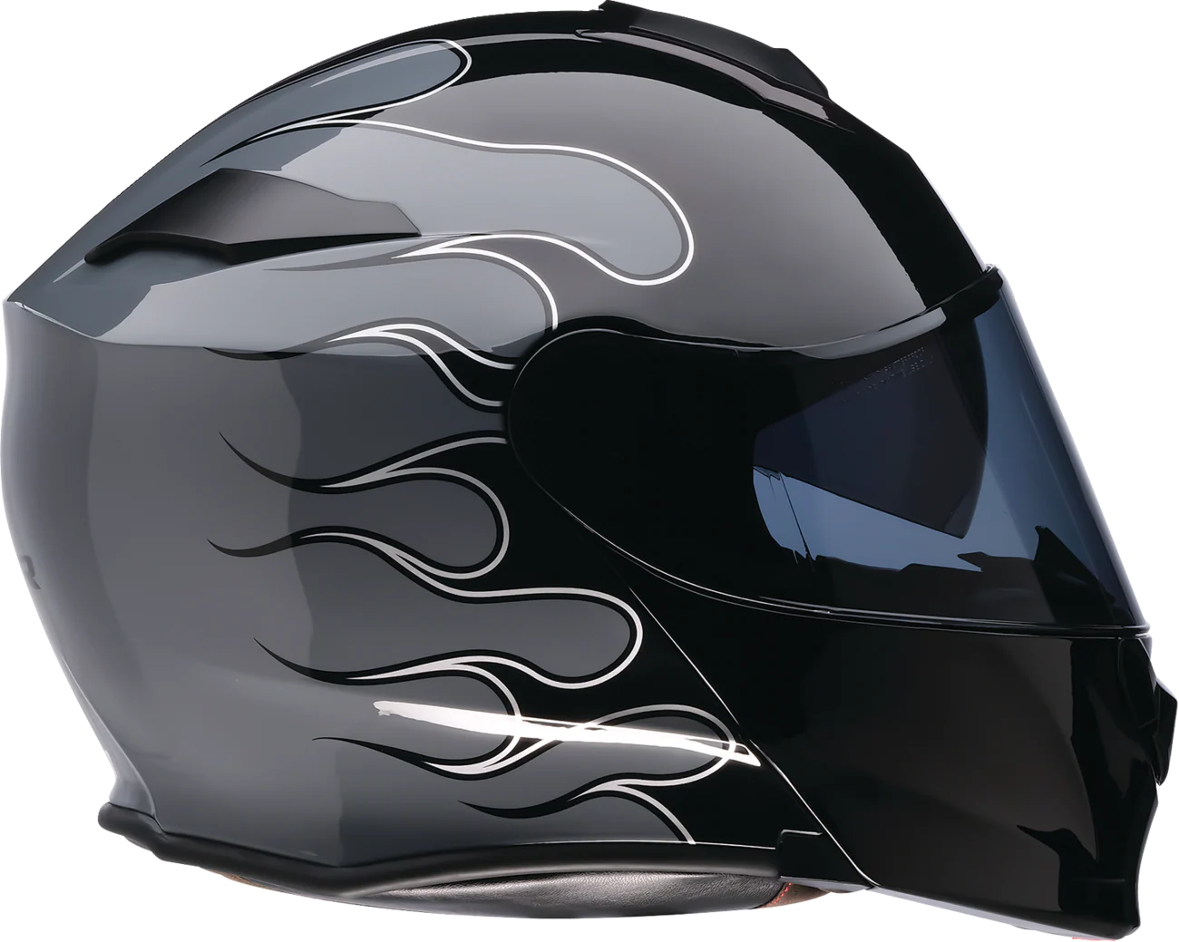 Z1R Solaris 2.0 Modular Helmet Flame Black/Gray - Image 4