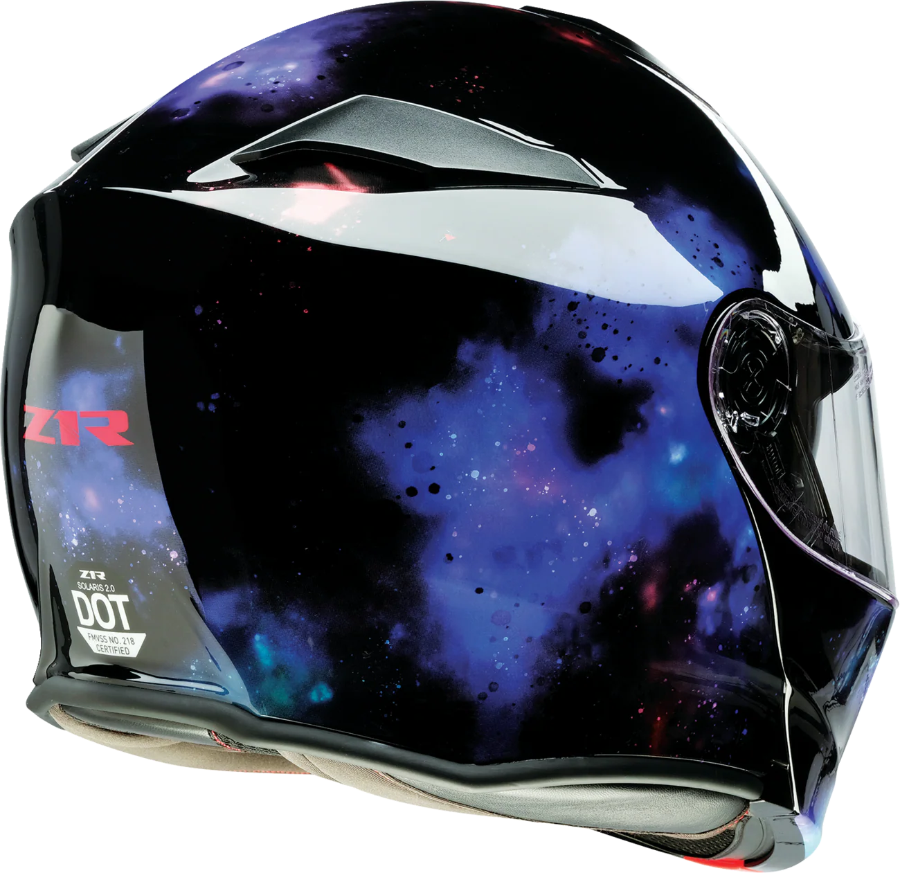 Z1R Solaris 2.0 Modular Helmet Infinix - Black - Image 4